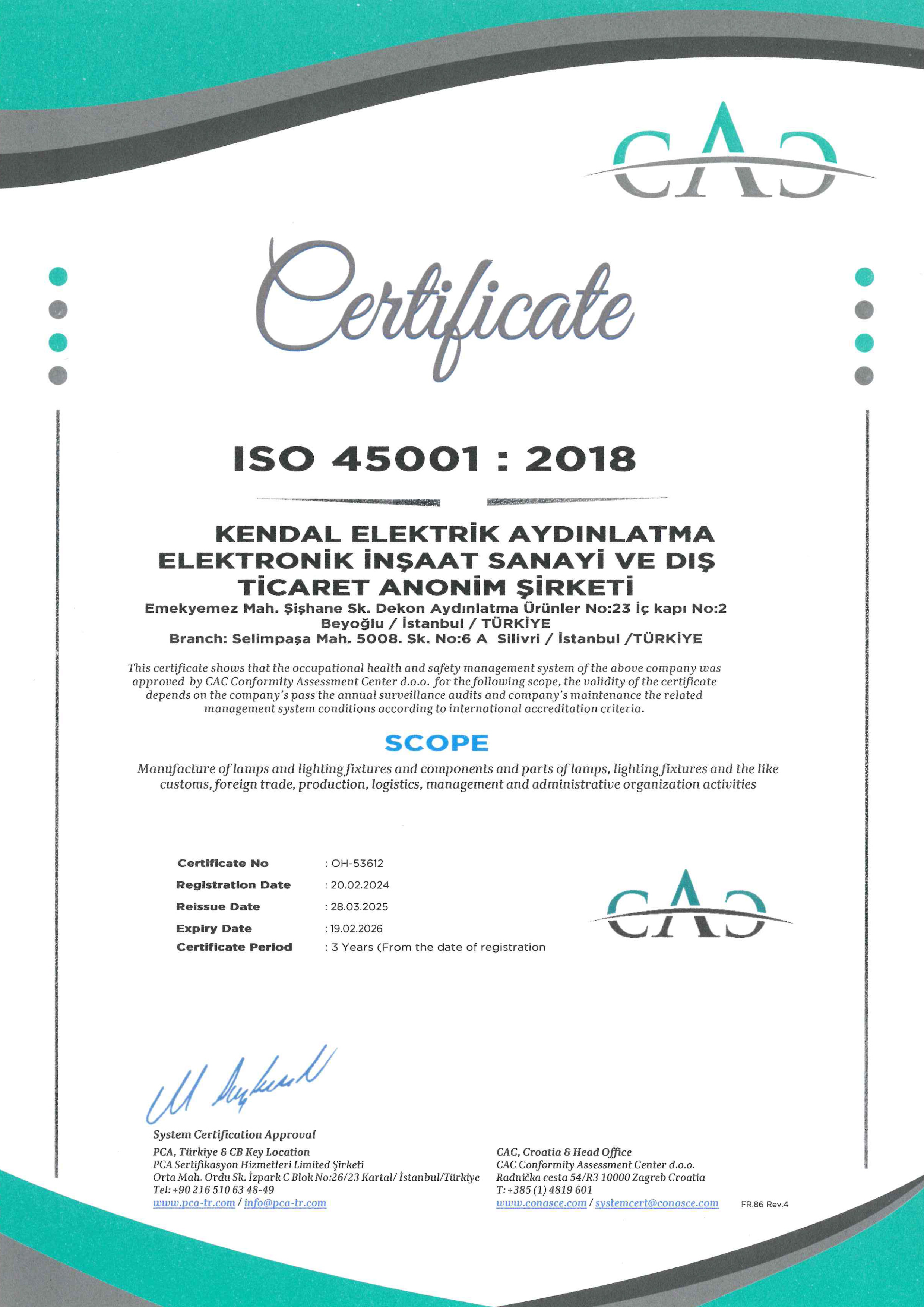 ISO 45001:2018